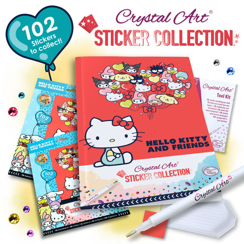 Hello kitty crystal art - hello,