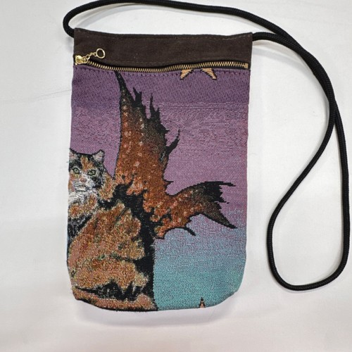 Vintage cat crossbody bag - cat, –