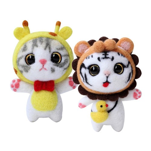 Set lovely kitten felting - kitten,